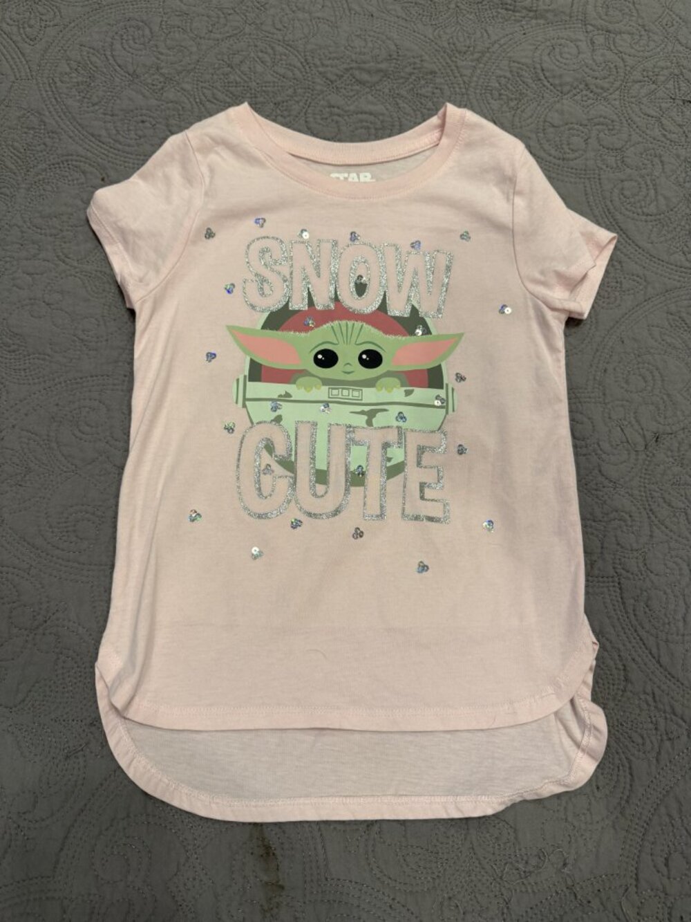 Girl's Star Wars Snow Cute T-shirt